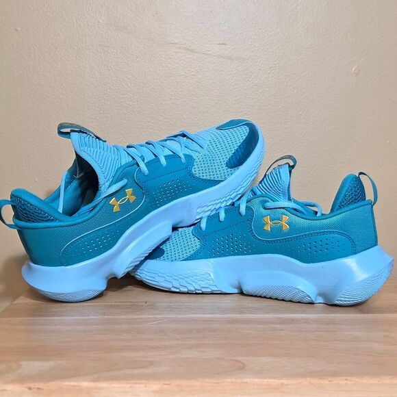 Under Armour Flow Futr X 3 UAA Basketball Shoes Blue 3027265-300 Men's Size 10.5 - Picture 4 of 8